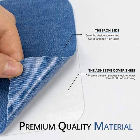 Iron-on Jeans Patches - Pack of 5 Iron-on Jeans Patches - Pack of 5