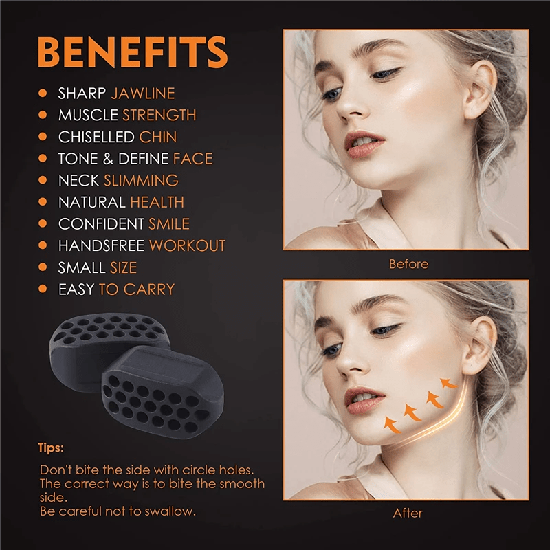 Jawline Exerciser Jaw Ball Face Muscle Workout Double Chin - Jaw Exerciser Jaw Exerciser