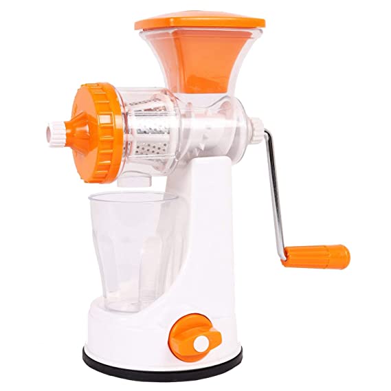 Juicer Machine Mausami Hand Operated Juicer for Fruits and Vegetables Orange Hand Operated Juicer
