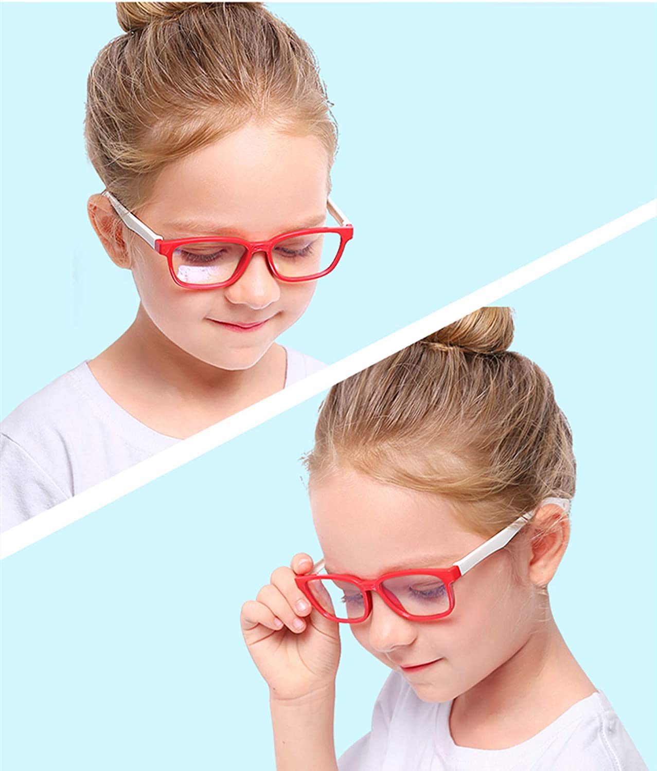 Kids Anti Blue Light Glasses Computer Protection Unbreakable Glasses Kids Anti Blue Light Glasses