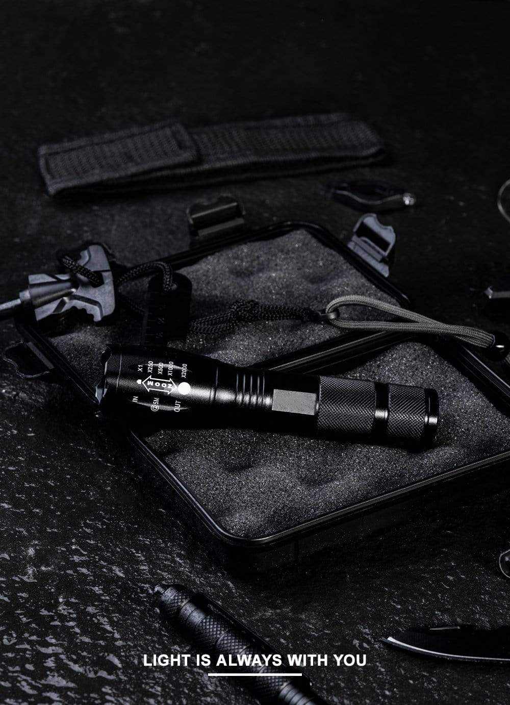 Led Flashlight Tactical Brightest Rechargeable Torch - Tactical Flashlight Tactical Flashlight