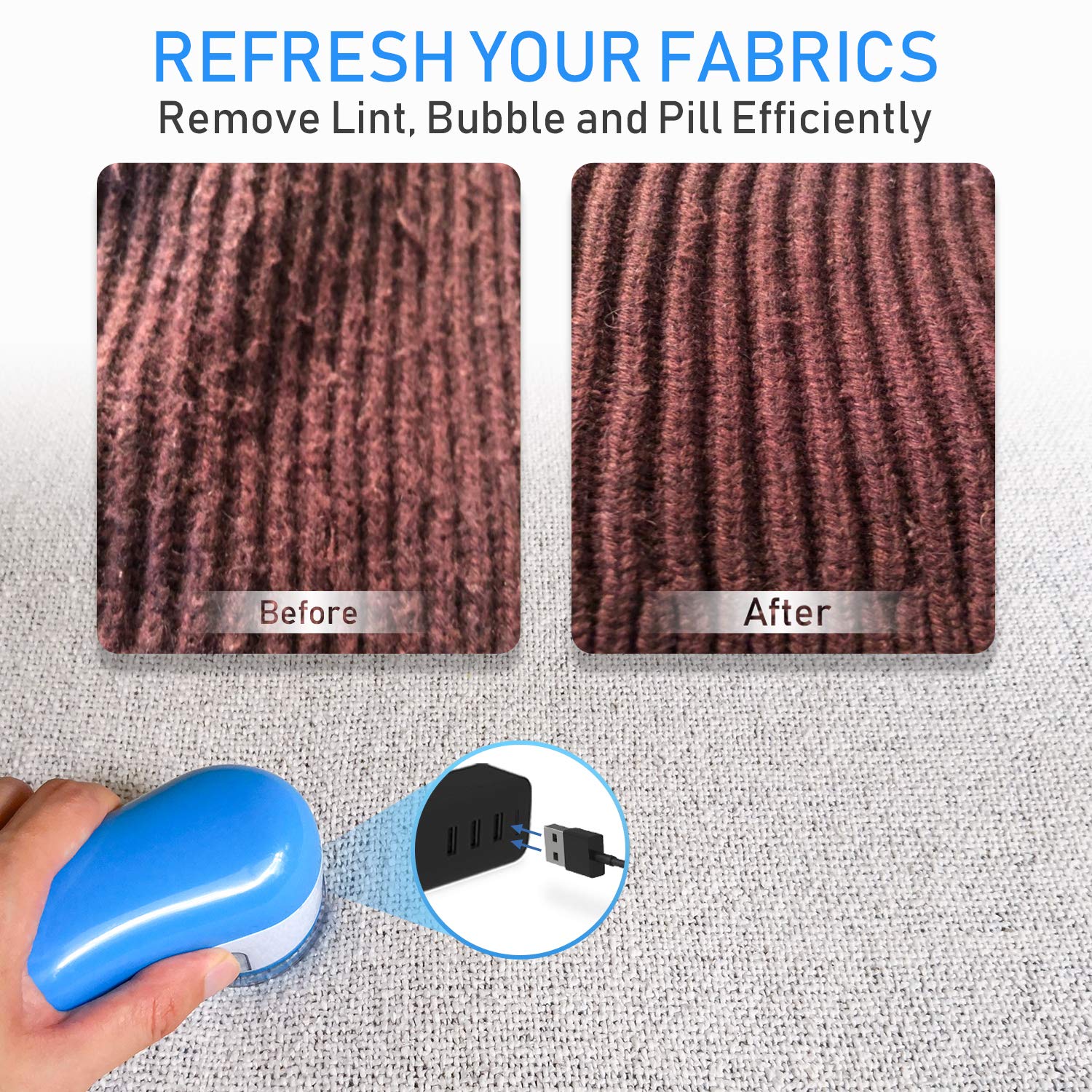 Lint Remover Fabric Shaver Roller Machine Electric Defuzzer Electric Lint Remover Fabric Shaver