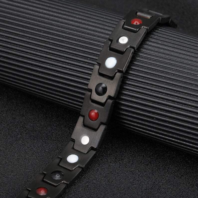 Magnetic Healing Bracelet Steel for Health and Pain Relief Magnetic Healing Bracelet