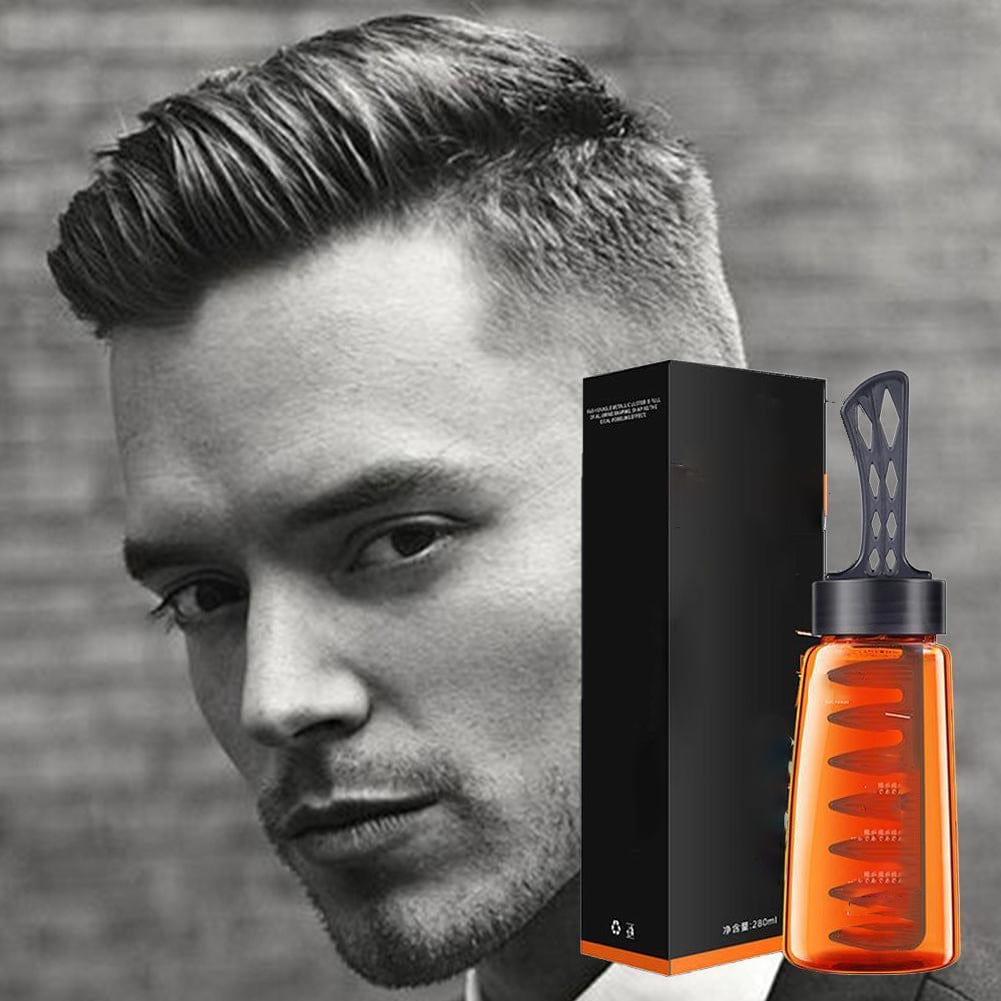 Men Hair Styling Wax Gel With Comb Natural Wet Look Hair Styling Gel With Comb