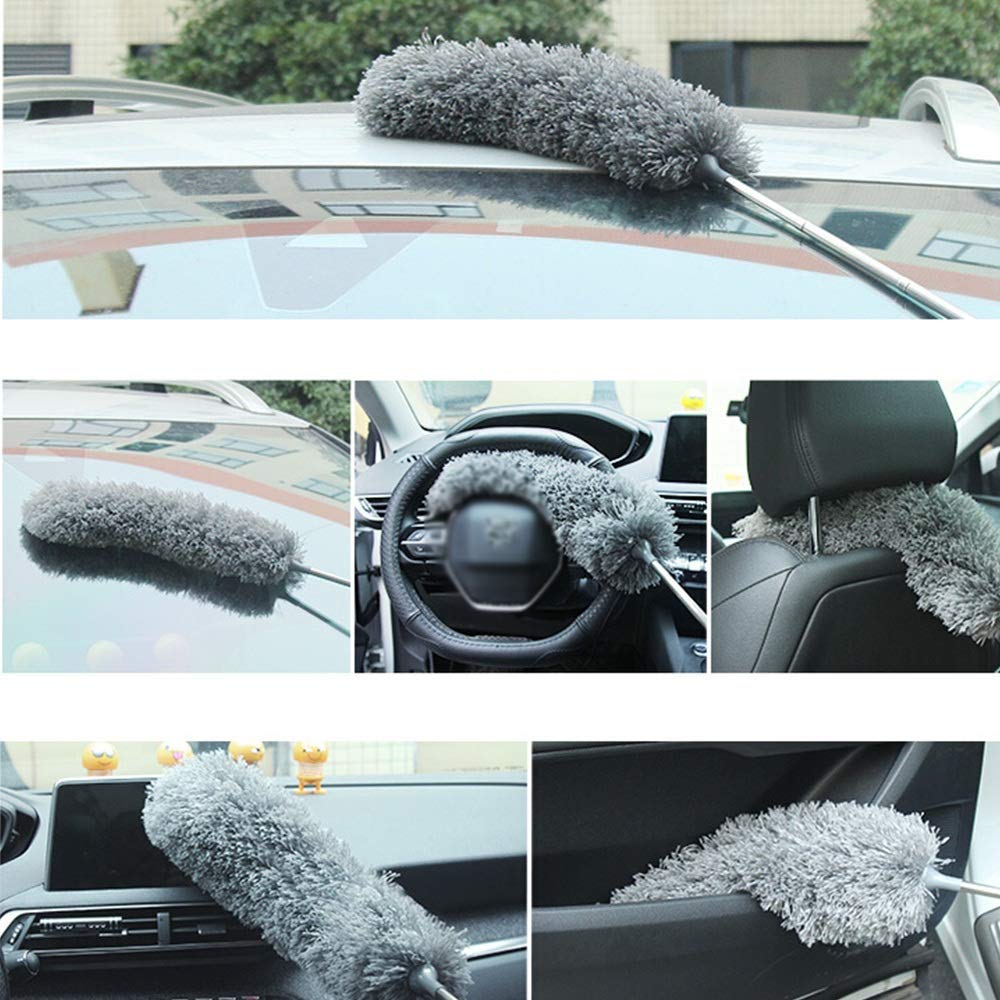 Microfiber Cleaning Broom Ceiling Extendable Flexible Broom Microfiber Cleaning Broom