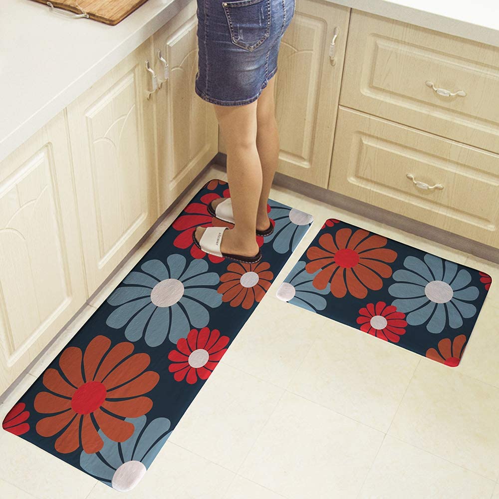 Microfiber Floor Anti Slip Mat Non Slip Kitchen Mat Bloom n Blossom Microfiber Non-slip Kitchen Mat