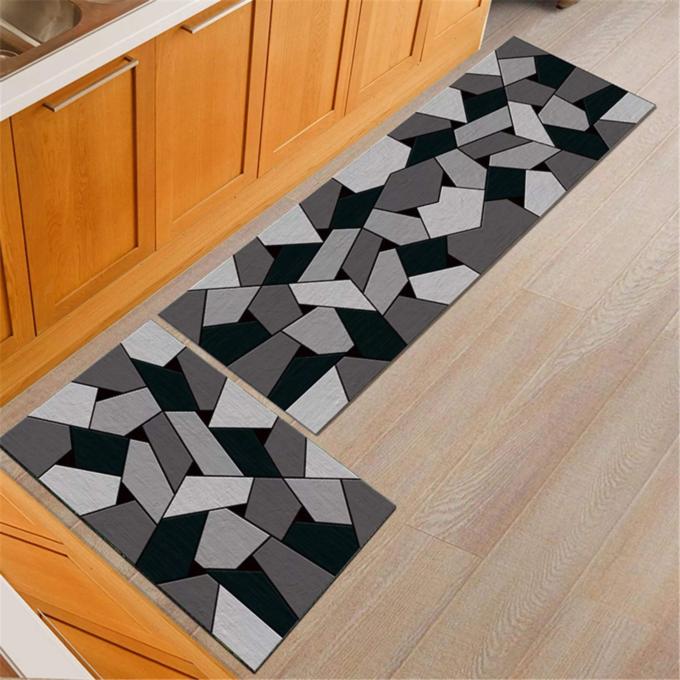 Microfiber Floor Anti Slip Mat Non Slip Kitchen Mat Shades of the Night Microfiber Non-slip Kitchen Mat