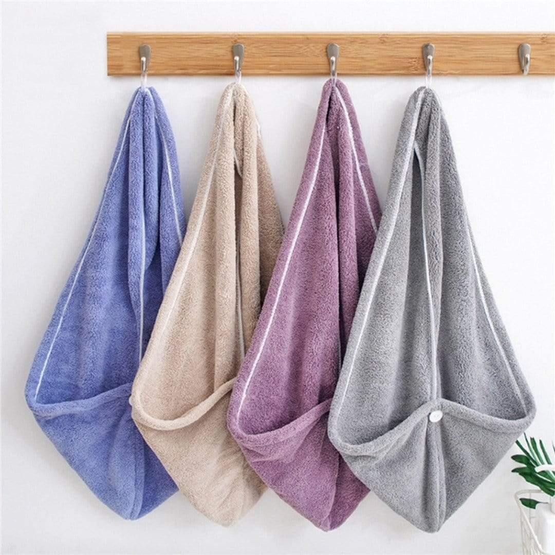 Microfiber Hair Towel Instant Quick Dry Towel Wrap Microfiber Hair Towel