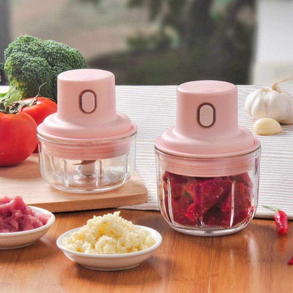 Mini Electric Food Chopper 2.0 | Mini Electric Vegetable Chopper Onion Tomato Chopper  Mini Electric Food Chopper 2.0 Food Processor