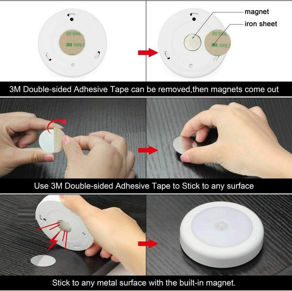 Motion Sensor Light for Wardrobe Staircase Garage Motion Sensor Light