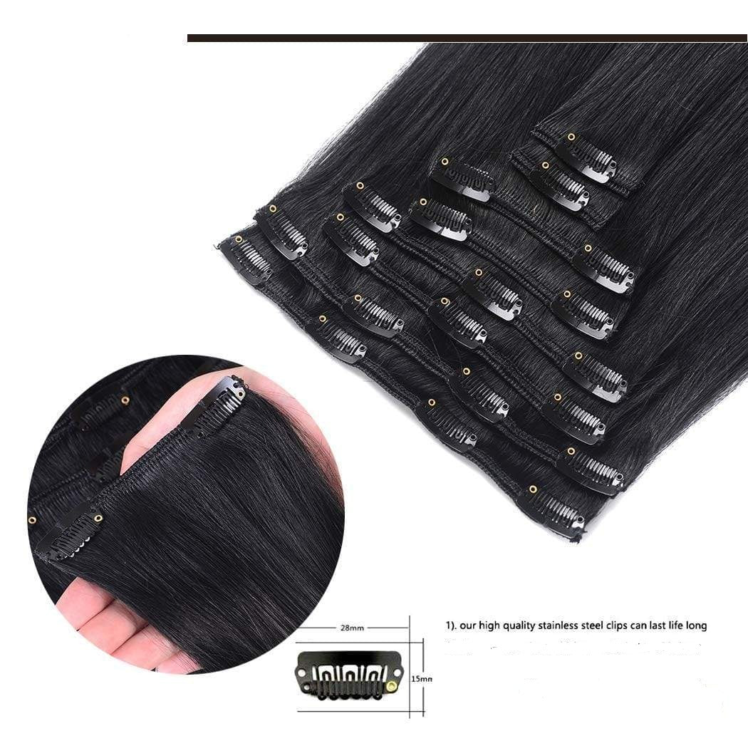 Natural Hair Extensions Professional Good Quality Black Extensions Hair Extension