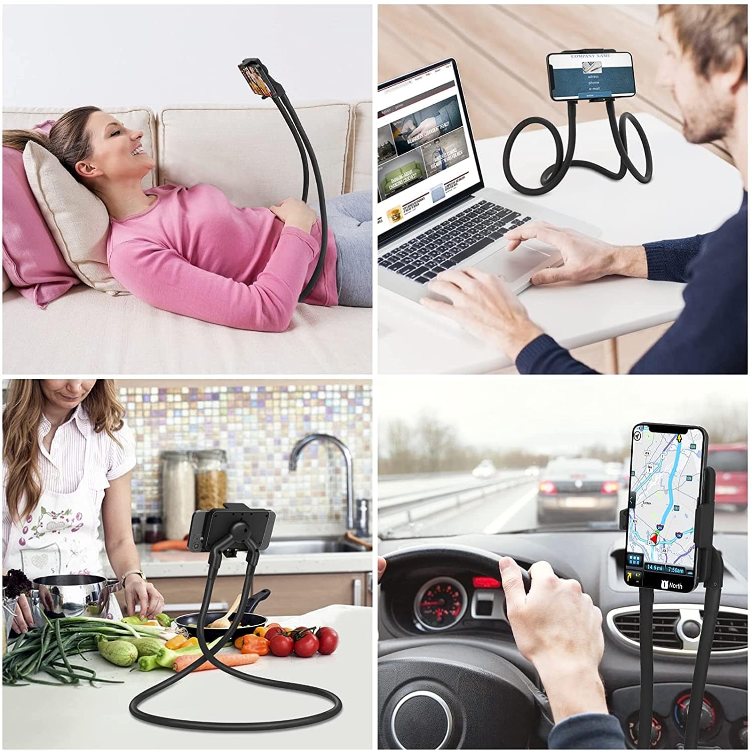 Neck Phone Holder Lazy Mobile Holder for bed Neck Phone Holder