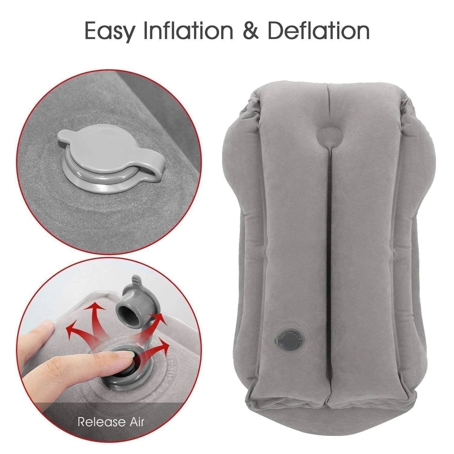 Neck Travel Inflatable Travel Airplane Nap Pillow Inflatable Travel Neck Pillow