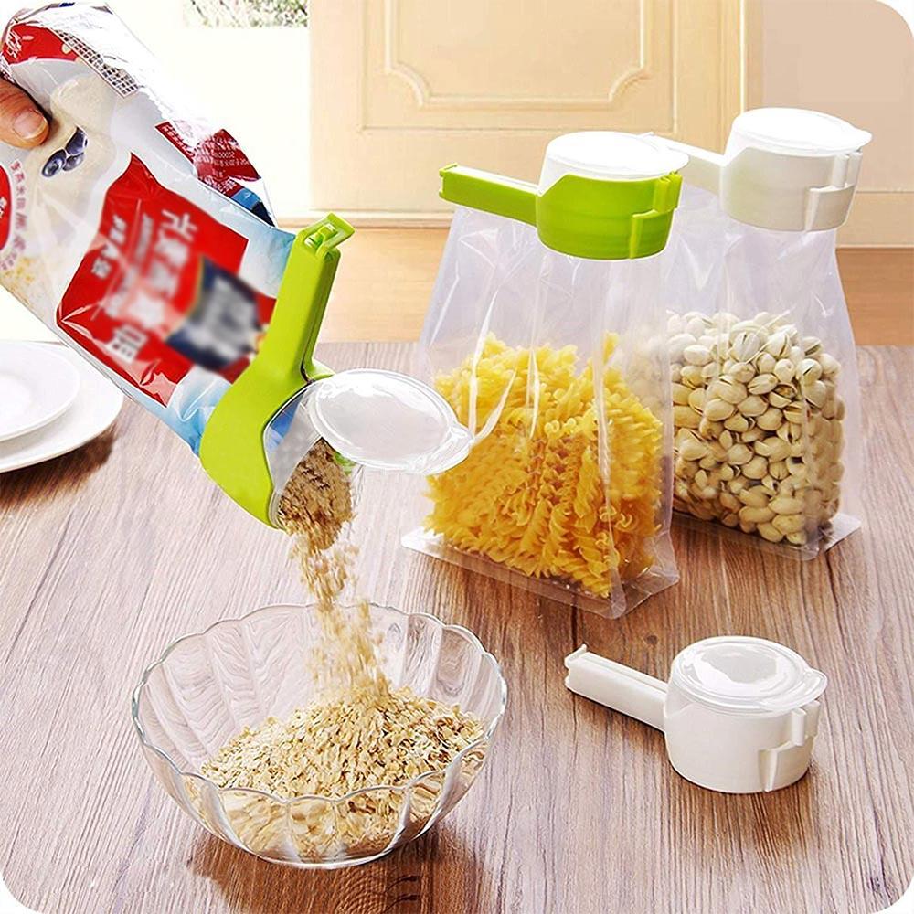 Plastic Bag Lock Clips Food Bag Airtight Sealer Plastic Bag Lock Clips