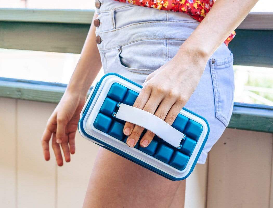 Pop Up Ice Cube Maker Portable Ice Container Bucket Pop Up Ice Cube Maker