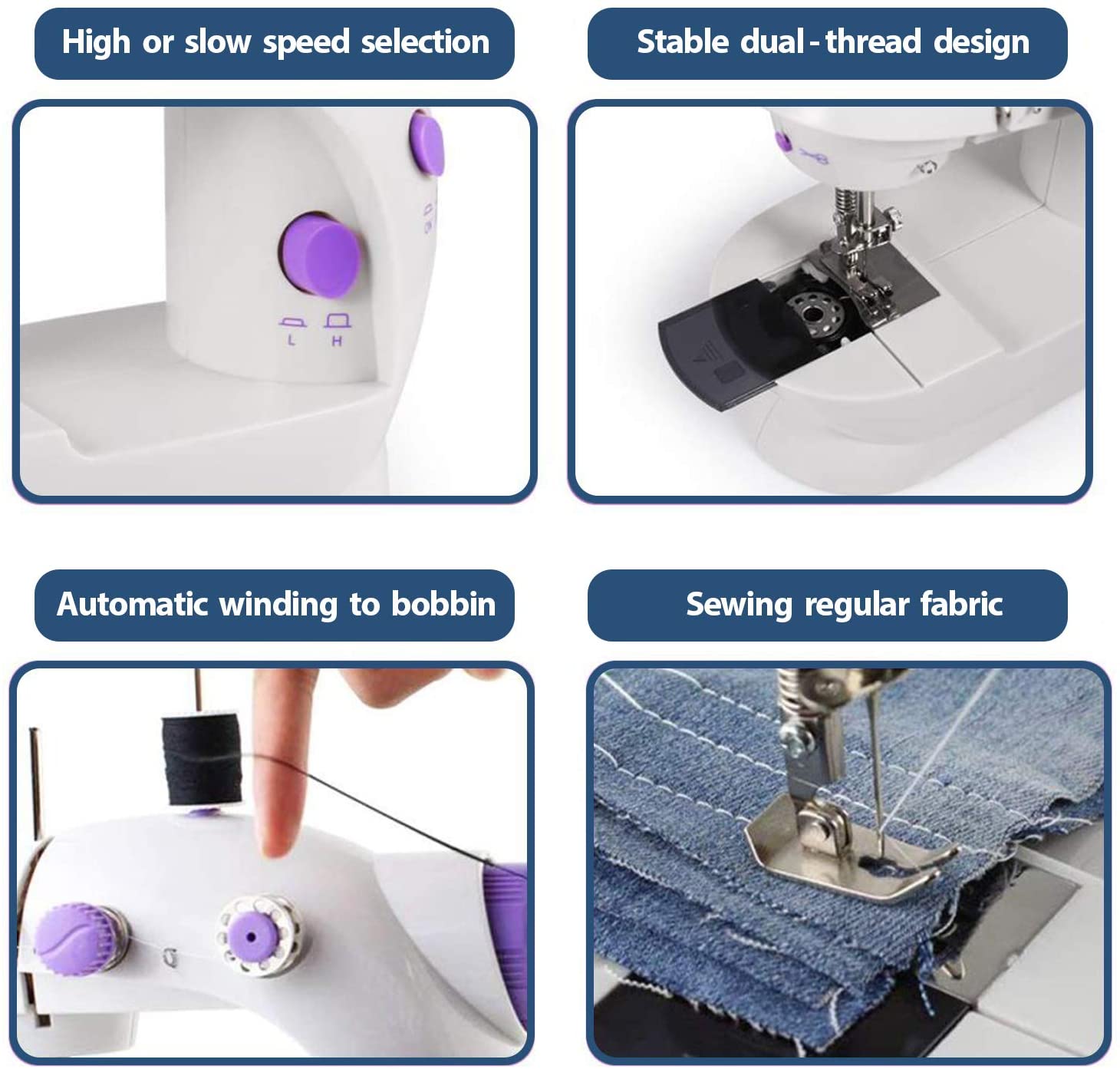 Portable Sewing Machine Handy Stitch Small Machine for Home Sewing Machines Portable Sewing Machine
