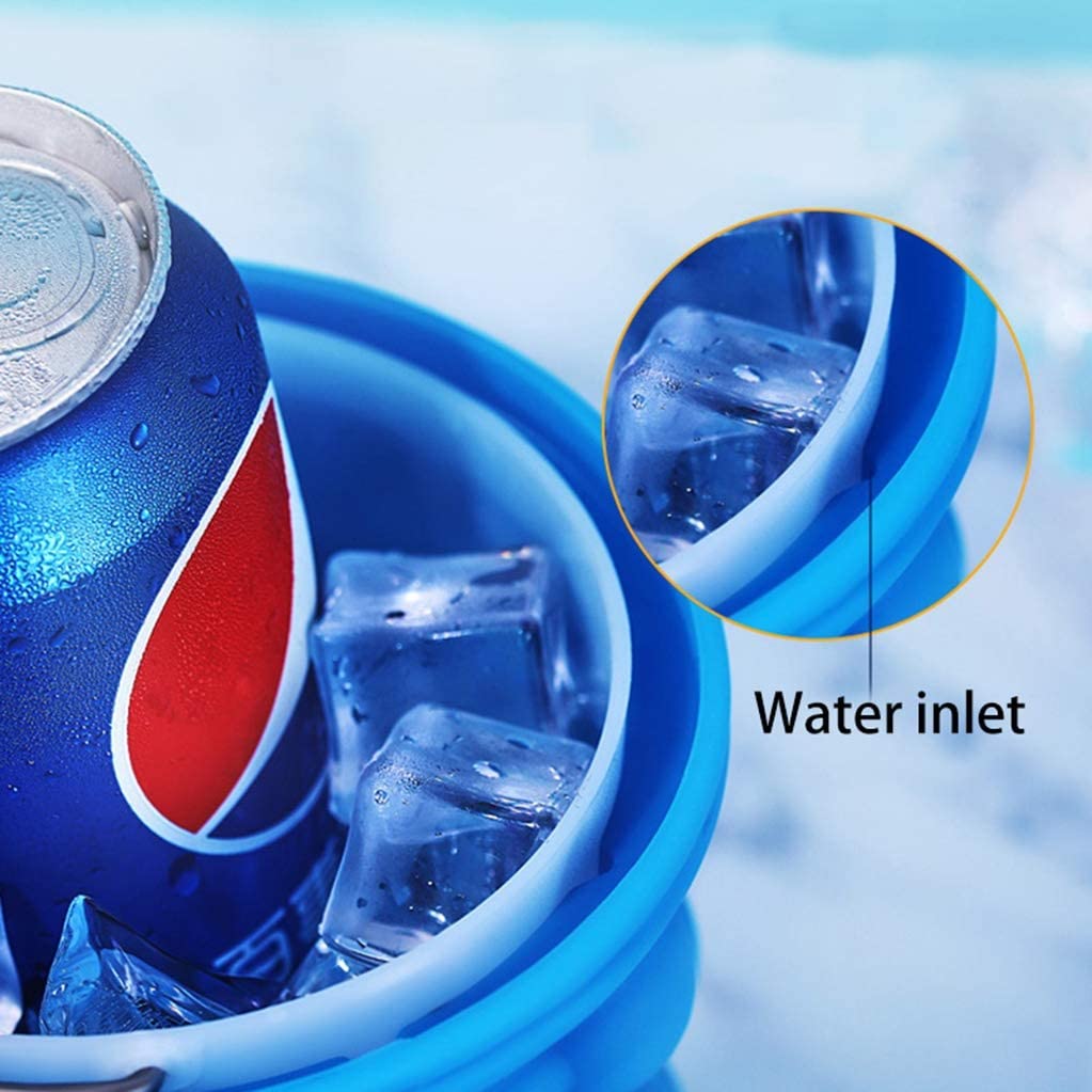 Portable Silicone Ice Bucket for Home Outdoors - Silicone Ice Cube Maker Silicone Ice Cube Maker