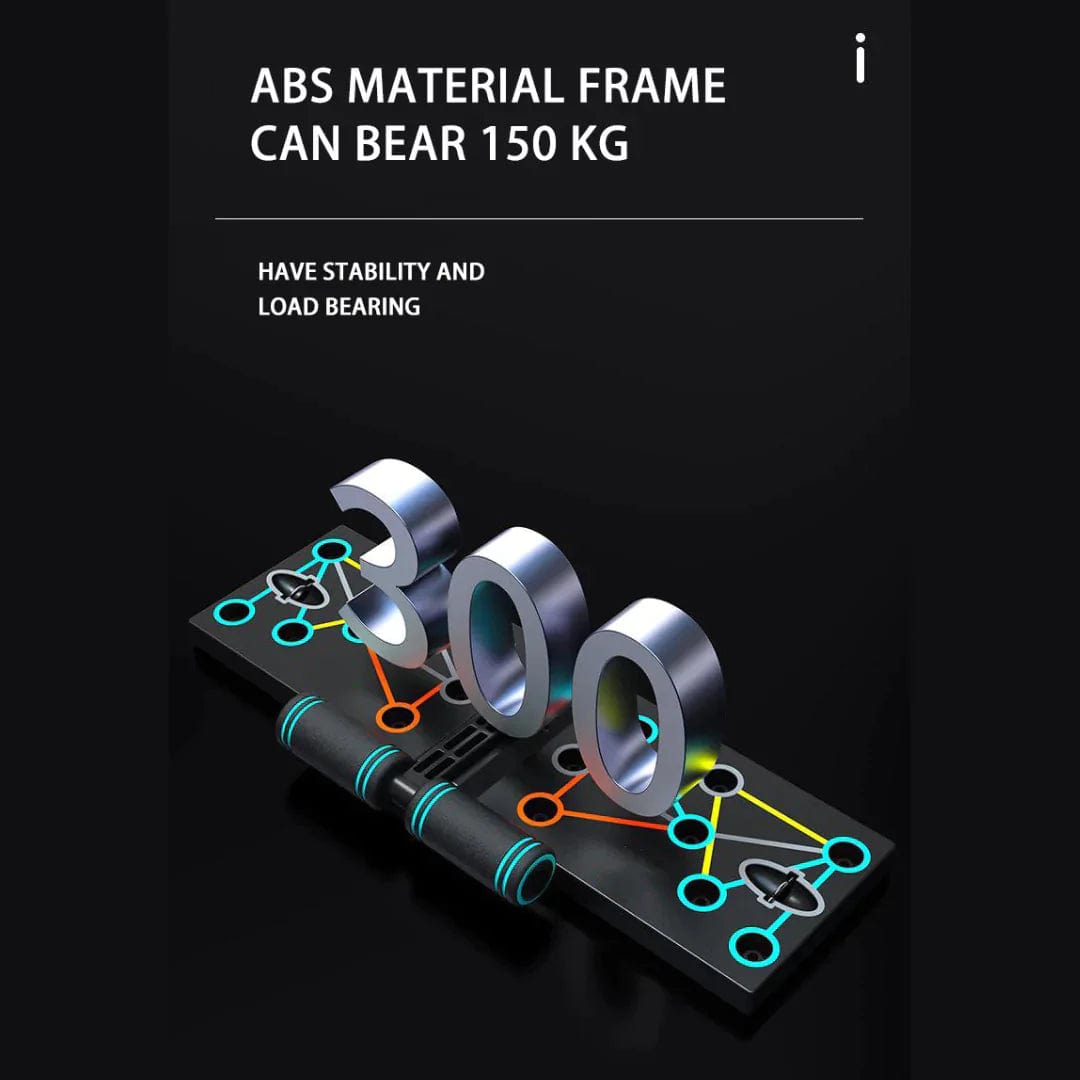 Push Up Bar Workout Board For Beginners - Pushup Board 2.0 Pushup Board 2.0