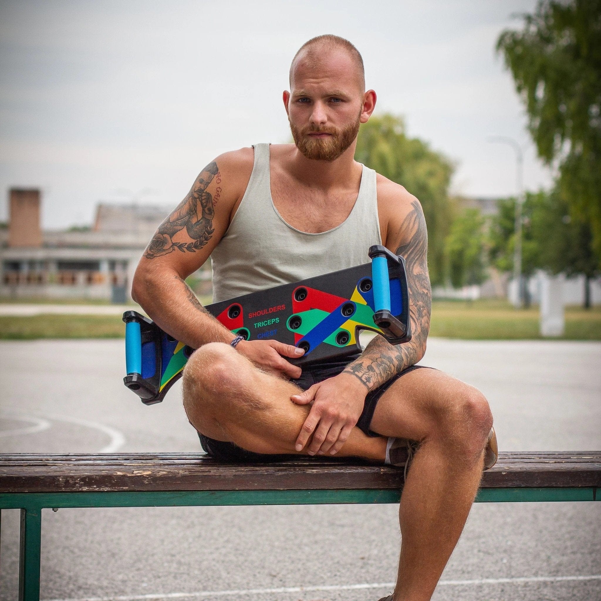 Push up Board Machine Adjustable Push Up Handle Bars Push Up Board 9-in-1