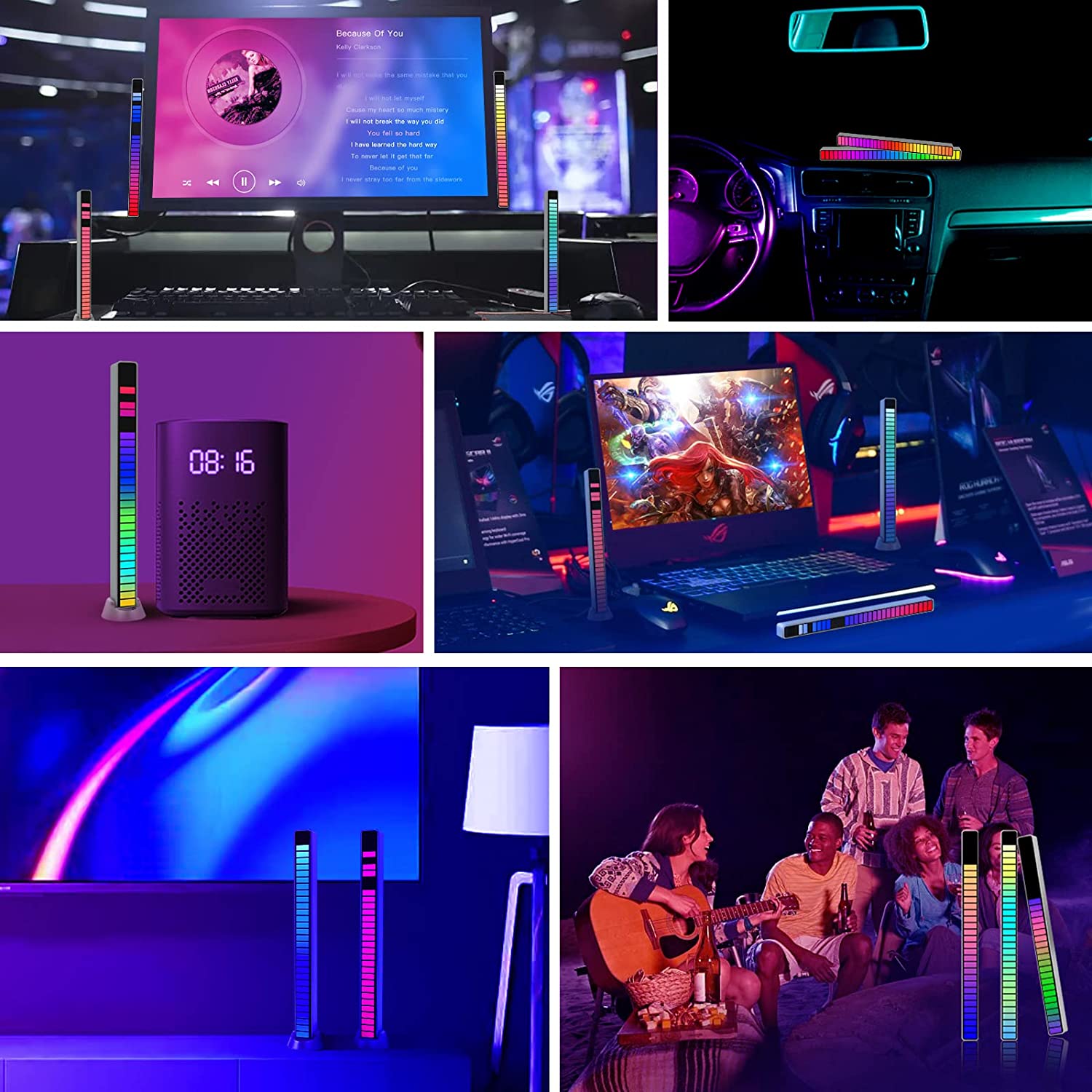 Rgb Led Light Bar Controlled Lights that Sync with Music Rgb Led Light Bar That Syncs With Music