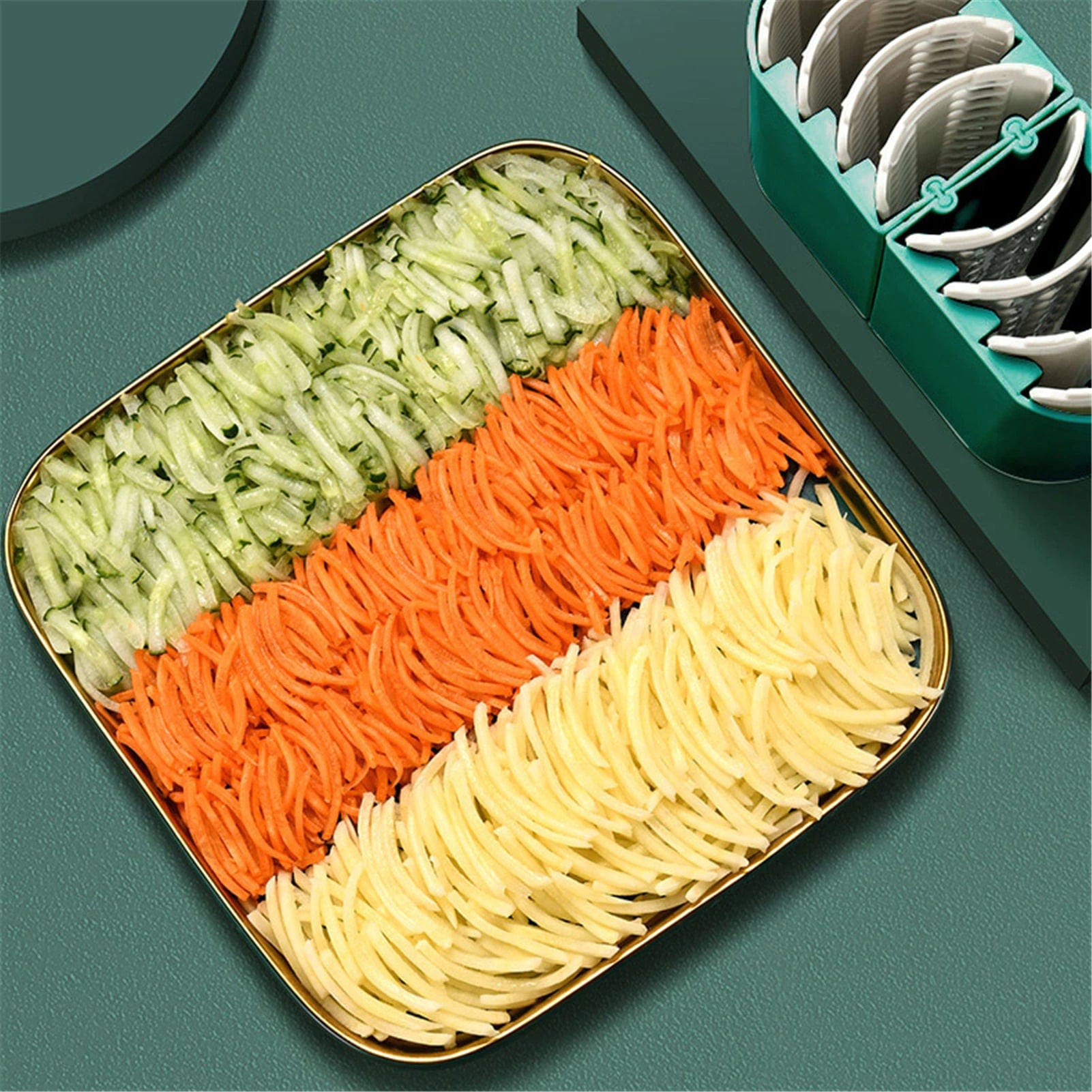 Rotary Vegetable Slicer Grater | Carrot Spiralizer Salad Cutter Graters Rotary Vegetable Slicer Grater