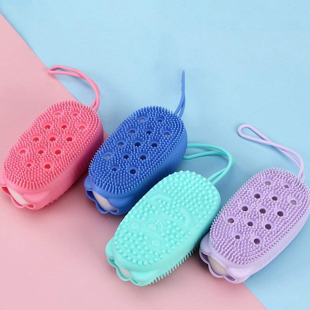 Silicon Body Scrubber Body Wash Bathing Exfoliating Scrubber Silicone Body Scrubber