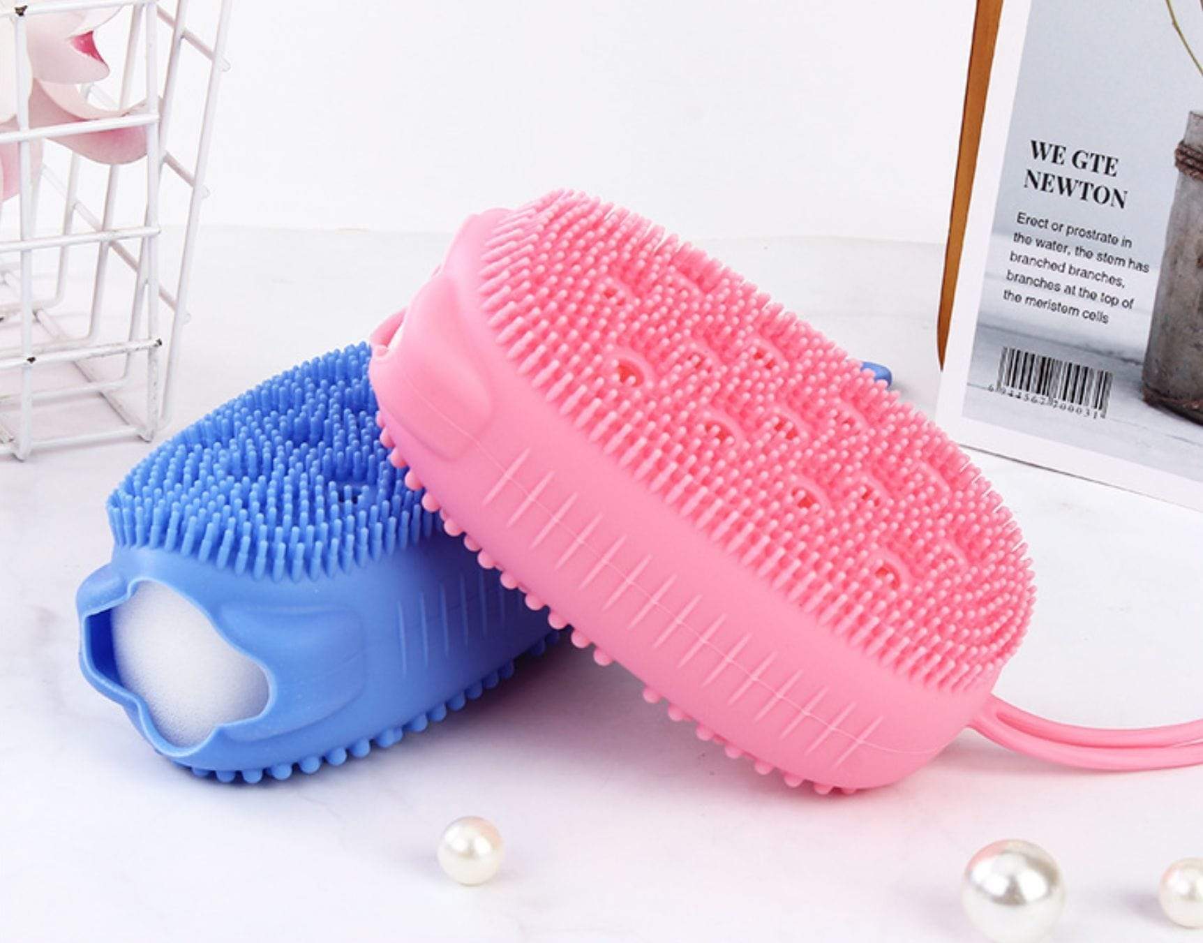 Silicon Body Scrubber Body Wash Bathing Exfoliating Scrubber Silicone Body Scrubber