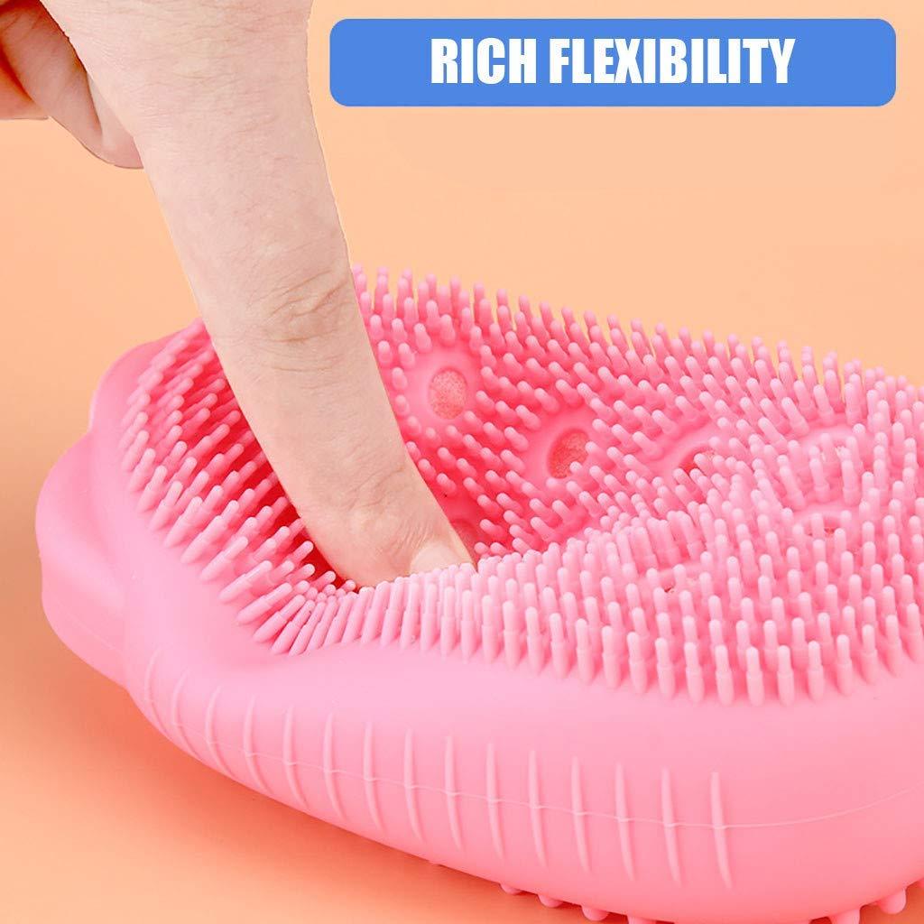 Silicon Body Scrubber Body Wash Bathing Exfoliating Scrubber Silicone Body Scrubber