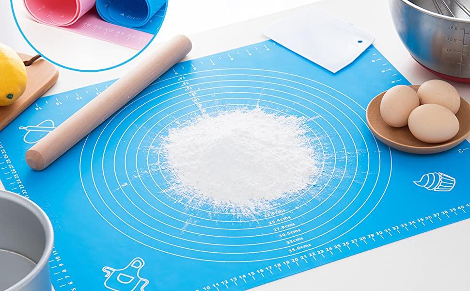 Silicone Baking Mat for Kitchen Rolling Mat for Dough Fondant Silicone Baking Mat