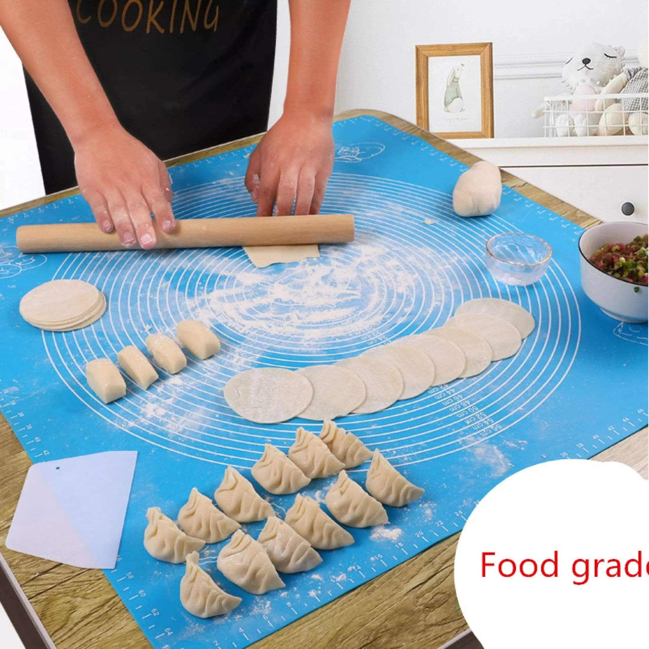 Silicone Baking Mat for Kitchen Rolling Mat for Dough Fondant Silicone Baking Mat
