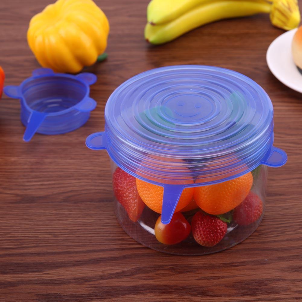 Silicone Lid Cover Strectable Food Bowl Covers Reusable Cup Lids Reusable Silicone Stretch Lid Covers