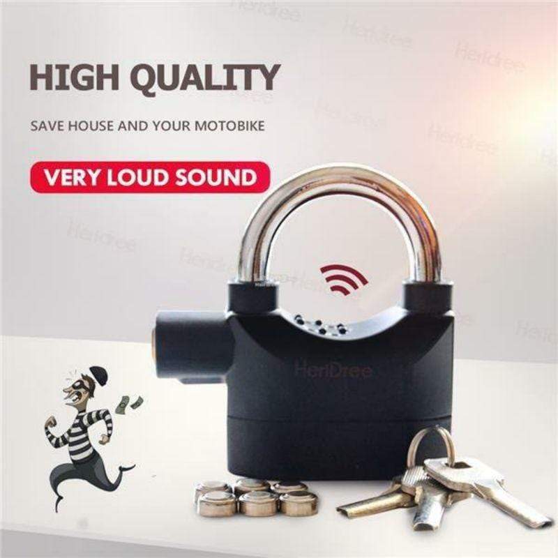 Smart Door Alarm PadLock Sensor Lock for Bike Waterproof - Motion-sensing Alarm Padlock Motion-sensing Alarm Padlock