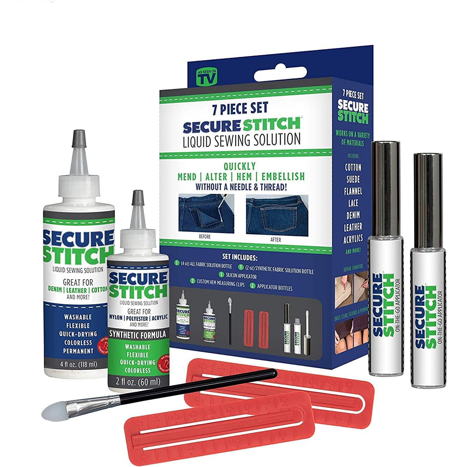 Strong Fabric Glue for Clothes Waterproof Washable Sewing Solution Fabric Glue