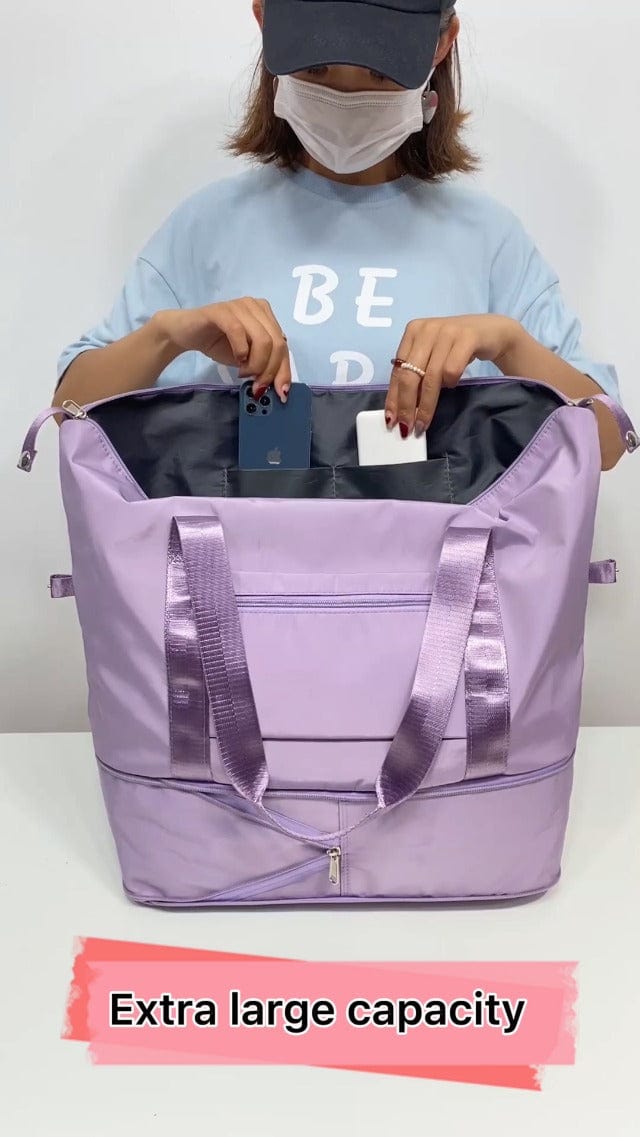 Travel Carrying Duffle Shoulder Bag Folding Luggage - Foldable Travel Duffle Bag Foldable Travel Duffle Bag