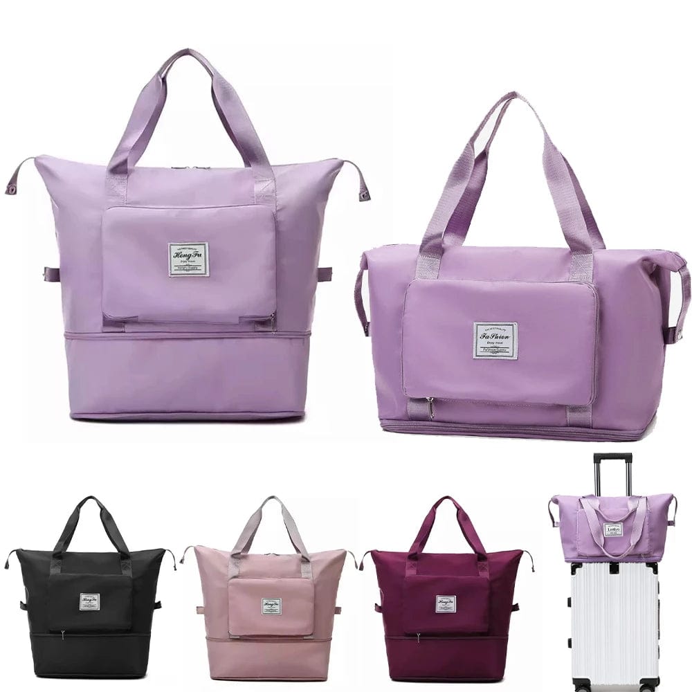 Travel Carrying Duffle Shoulder Bag Folding Luggage - Foldable Travel Duffle Bag Foldable Travel Duffle Bag