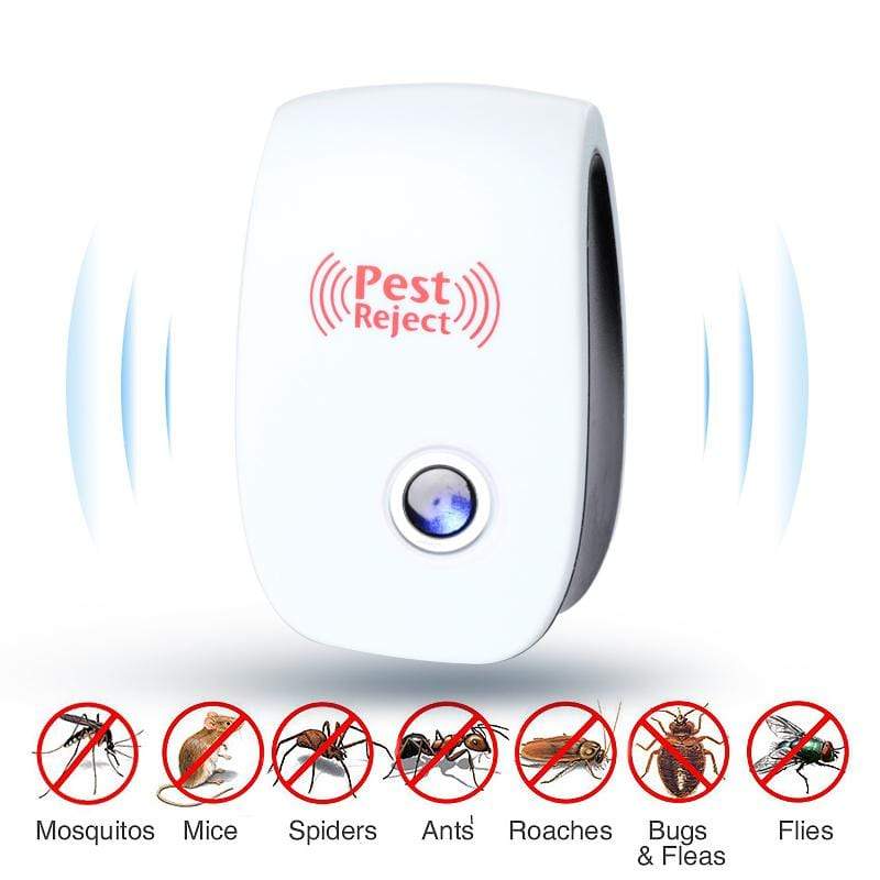 Ultrasonic Pest Repeller Ant Rat Bug Repellent - Pest Reject - Pack of 2 Ultrasonic Pest Repeller - Pack of 2
