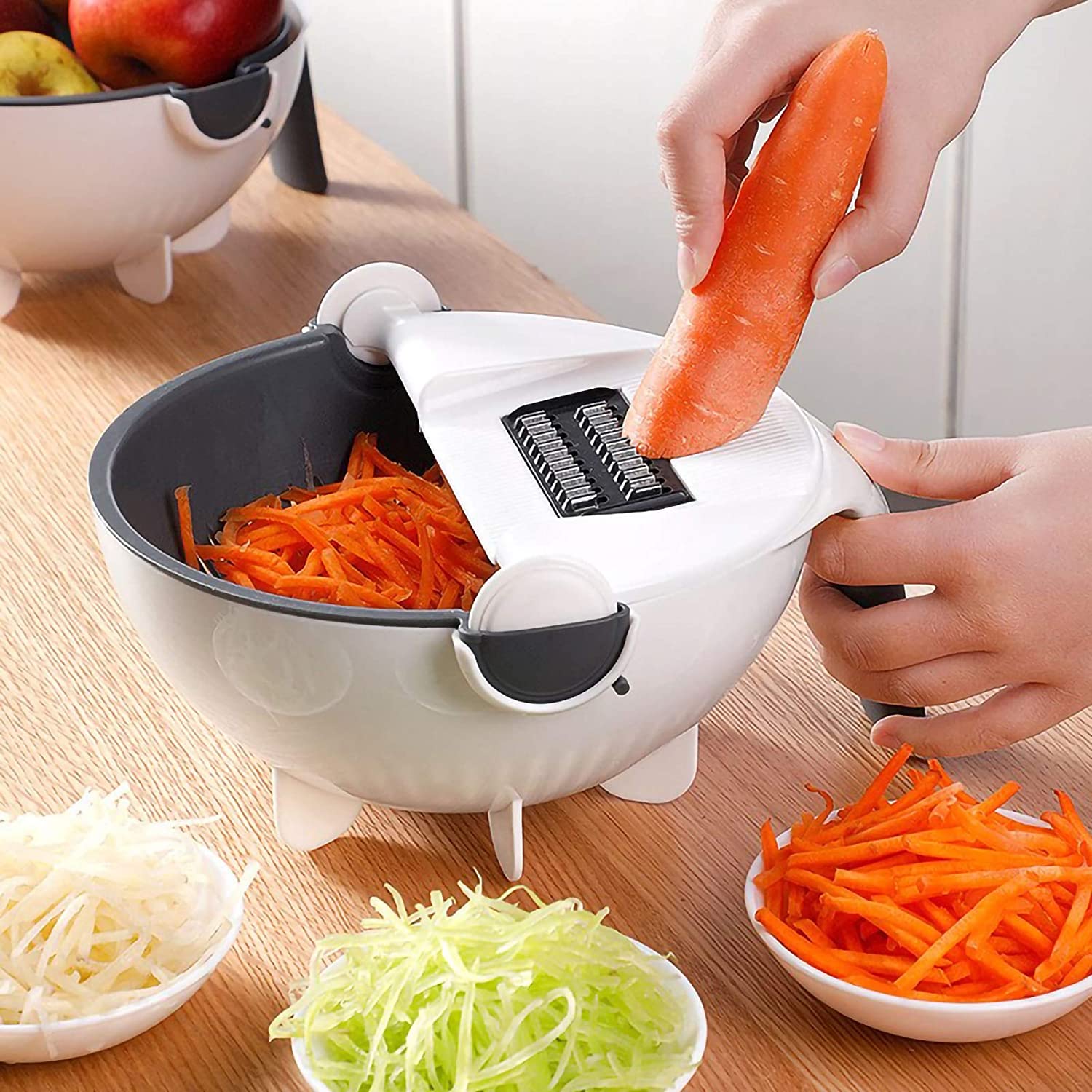 Vegetable Cutter | Multifunctional Slicer Cutter Vegetable Strainer Potato Carrot Grater Manual Choppers & Chippers Vegetable Cutter