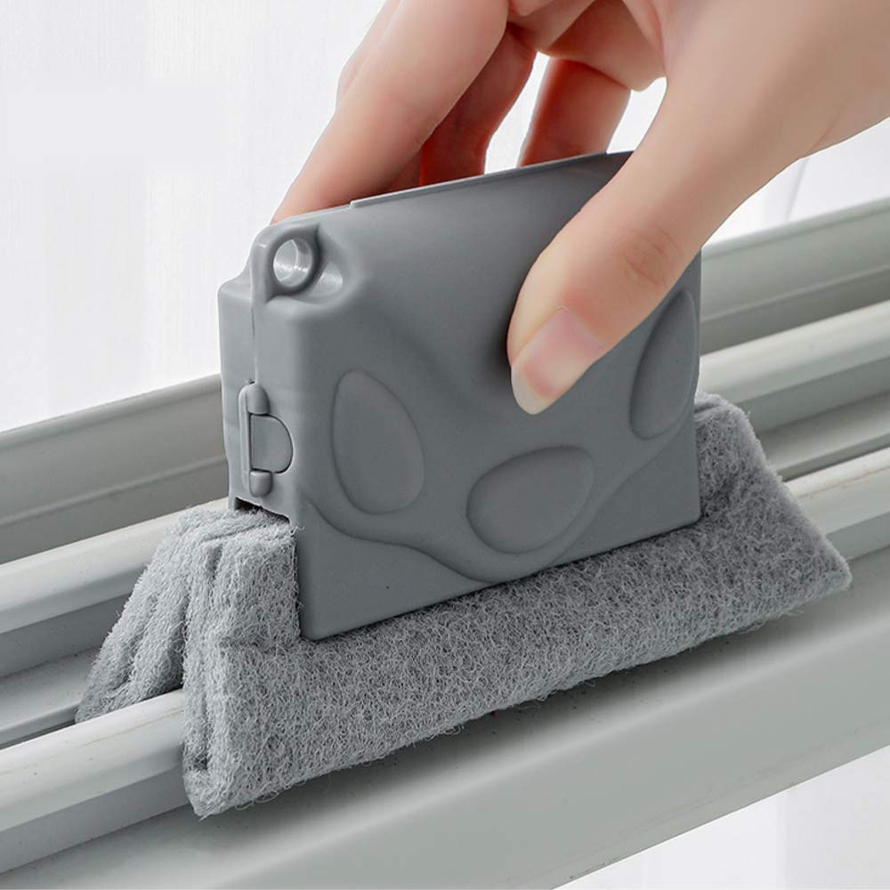 Window Cleaner Brush Window Groove Cleaning Scrub Pads Window Cleaning Brush