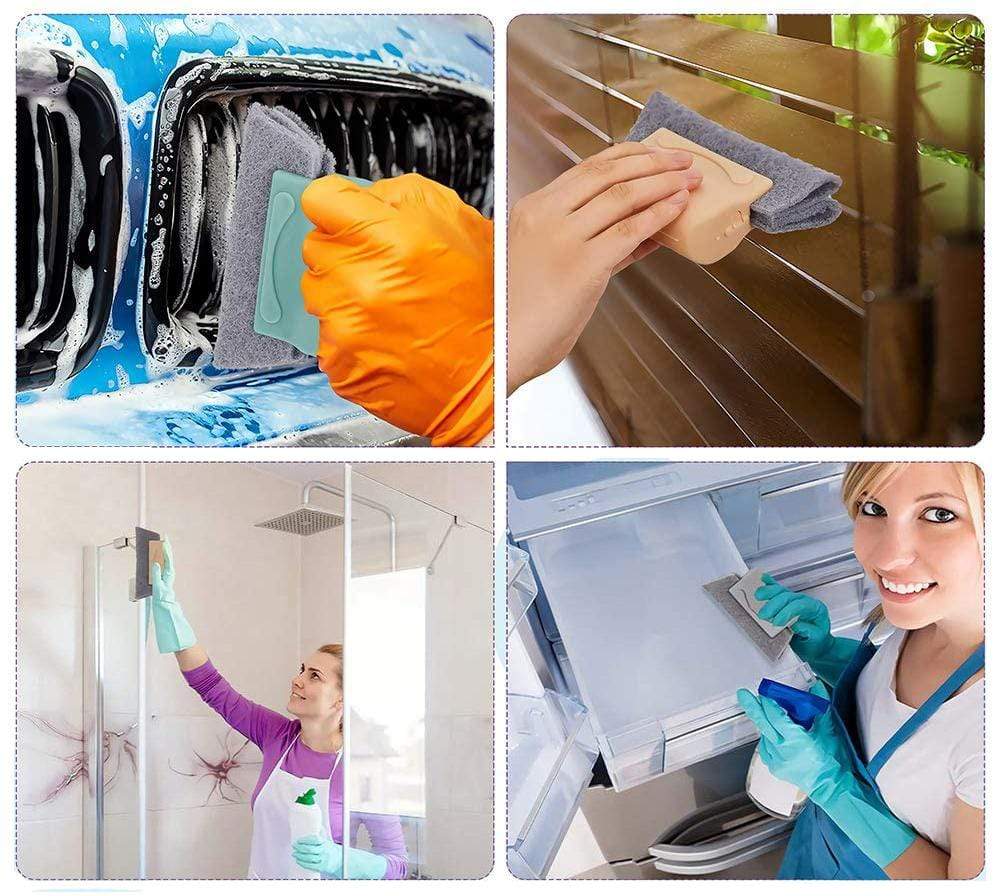 Window Cleaner Brush Window Groove Cleaning Scrub Pads Window Cleaning Brush