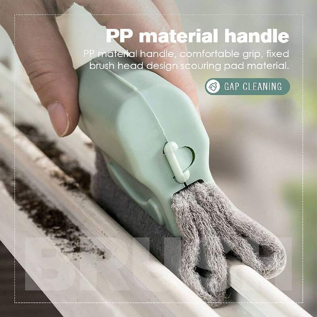 Window Cleaner Brush Window Groove Cleaning Scrub Pads Window Cleaning Brush