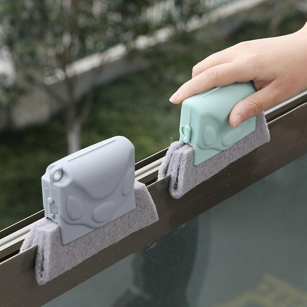 Window Cleaner Brush Window Groove Cleaning Scrub Pads Window Cleaning Brush