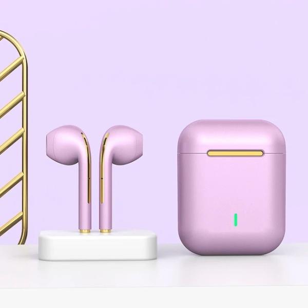 Wireless Bluetooth Waterproof Rechargeable Earbud - True Wireless Earbuds Iris Purple True Wireless Earbuds