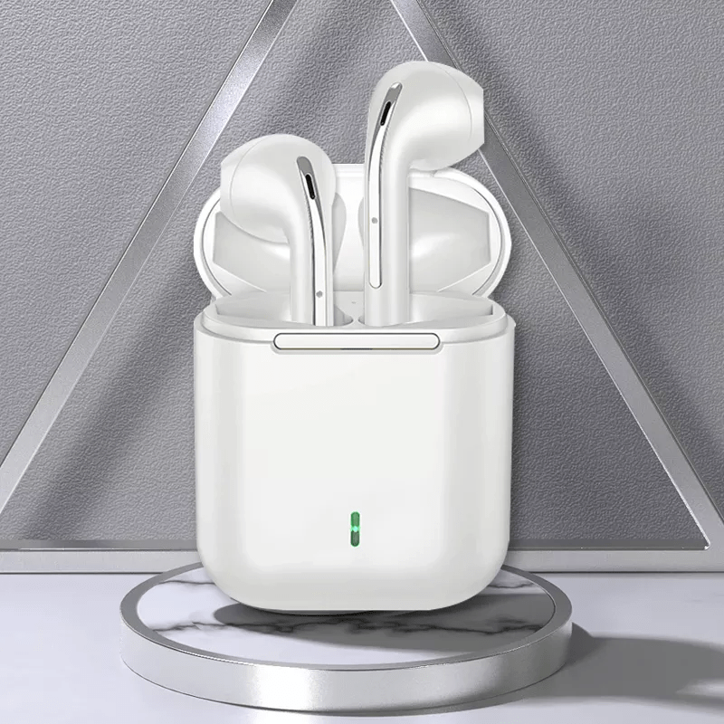 Wireless Bluetooth Waterproof Rechargeable Earbud - True Wireless Earbuds Pearl White True Wireless Earbuds