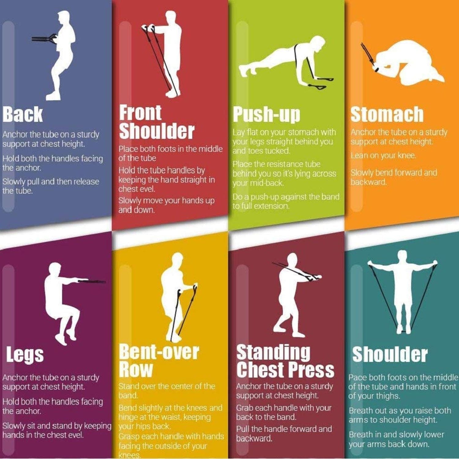 Workout Resistance Band Set Full Body Workout Squat Rope Resistance Bands Resistance Band Set